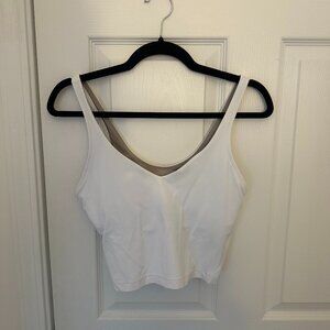White lululemon Align™ Tank Top Light Support, A/B Cup, Size 10